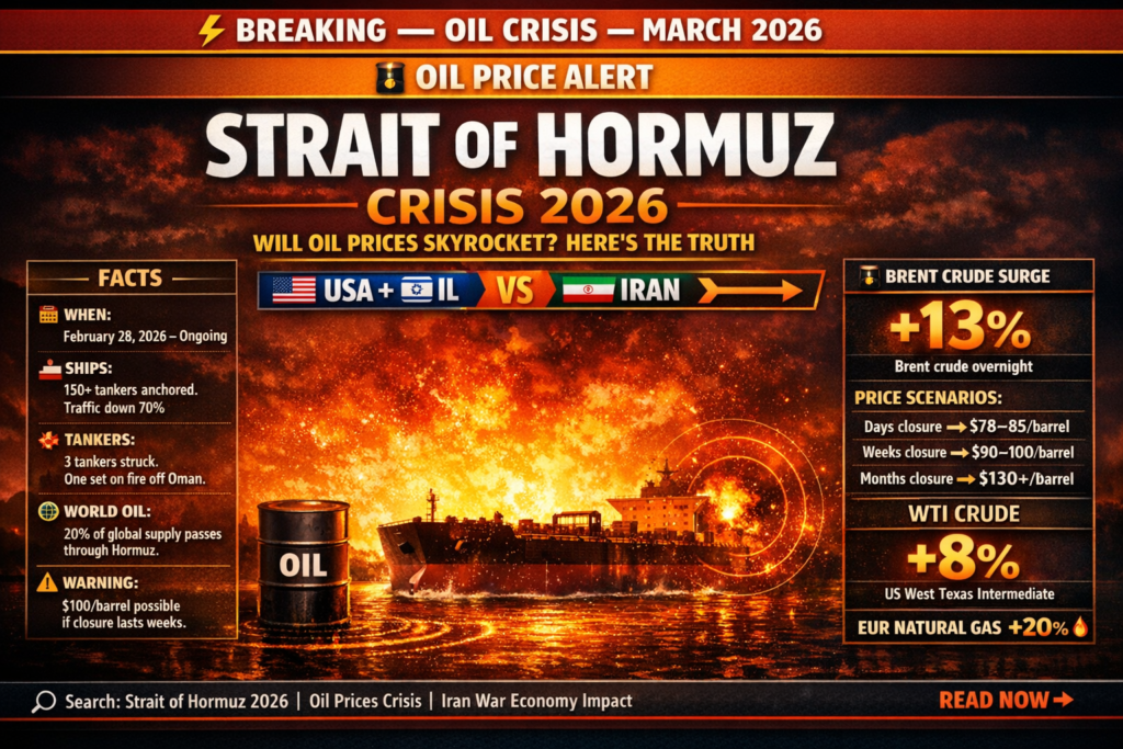 Strait of Hormuz Crisis 2026: Will Oil Prices Skyrocket?